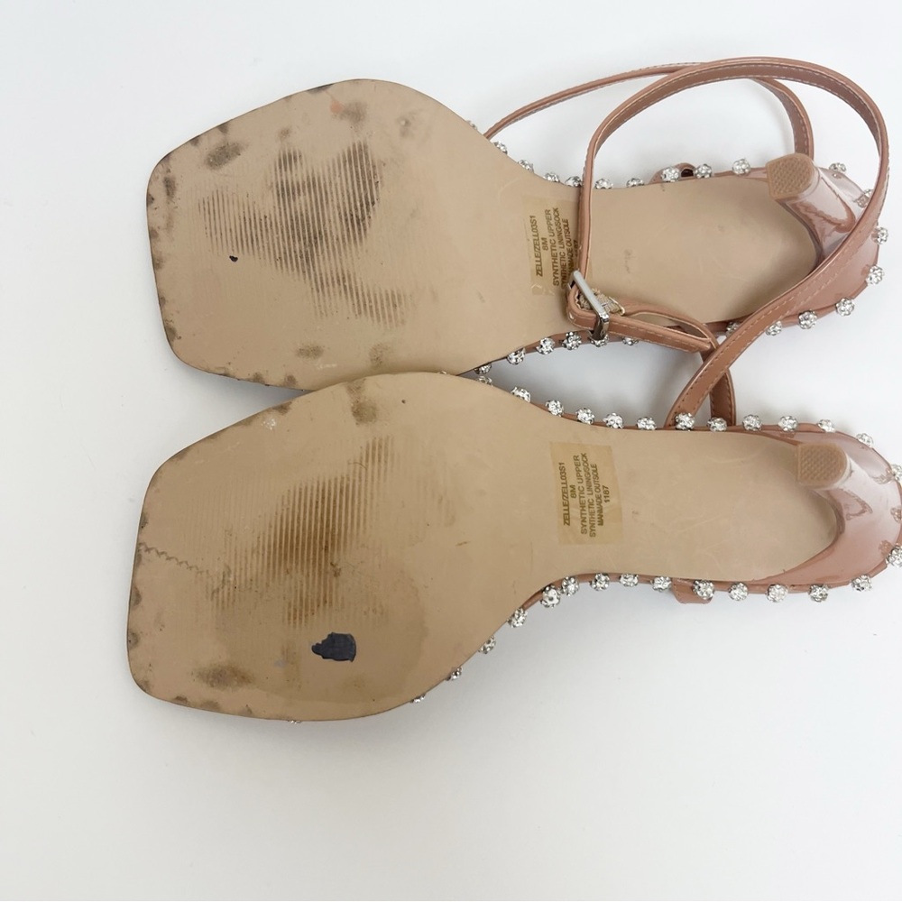 Steve Madden Zelle Studded Strappy Heels Size 8 - Picture 9 of 10